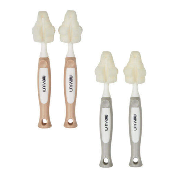 Moyuum - Sponge Nipple Brush (2 Pcs)