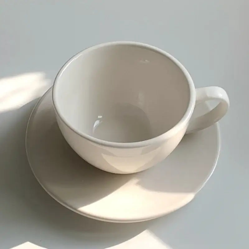 Like A Cafe - Si Racuse Cafe Latte Cup & Saucer Set - Like A Cafe - Home & Living - Harumio