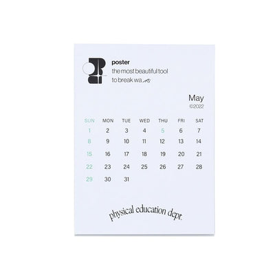Phyps X Poster Shop - 2022 Poster Shop Calendar