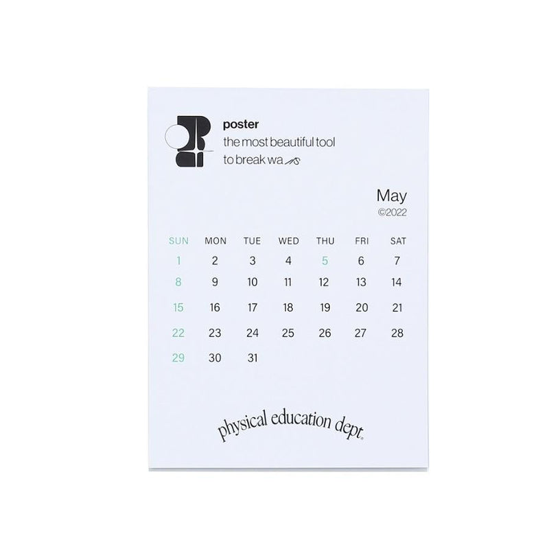 Phyps X Poster Shop - 2022 Poster Shop Calendar