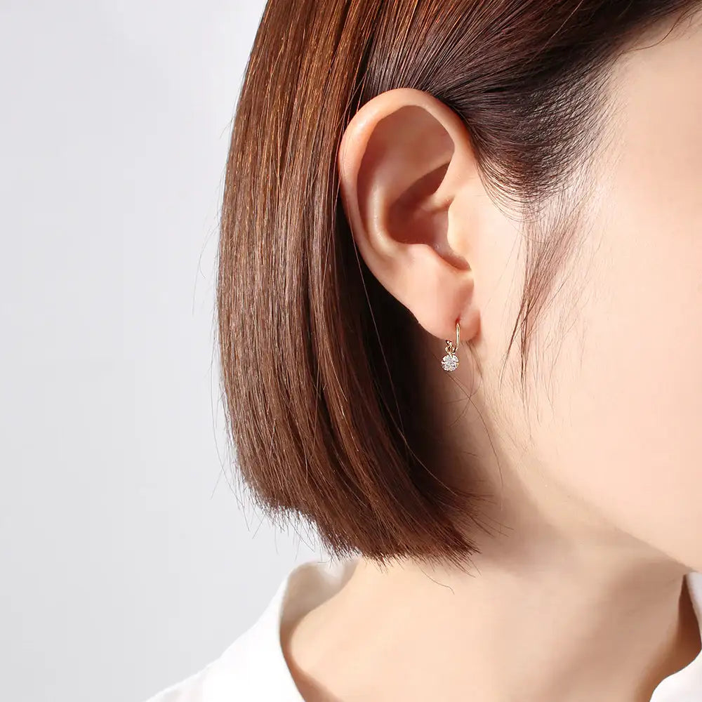 CLUE - Basic 10K Gold Earrings - CLUE - Jewelry - Harumio