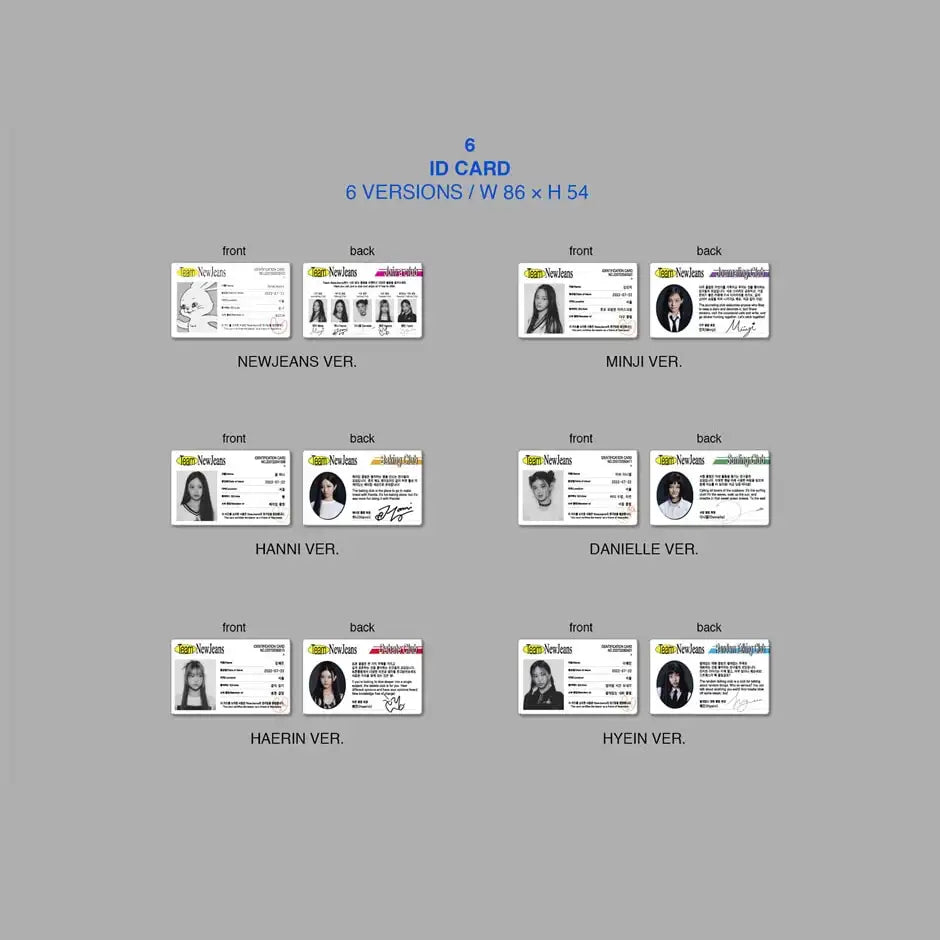 NewJeans - New Jeans : 1ST EP Album (Bluebook 6 Versions Set) - NewJeans - Album - Harumio