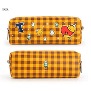 BT21 x Monopoly - Checkered C-Pocket Pencil Case - Monopoly - Accessories - Harumio