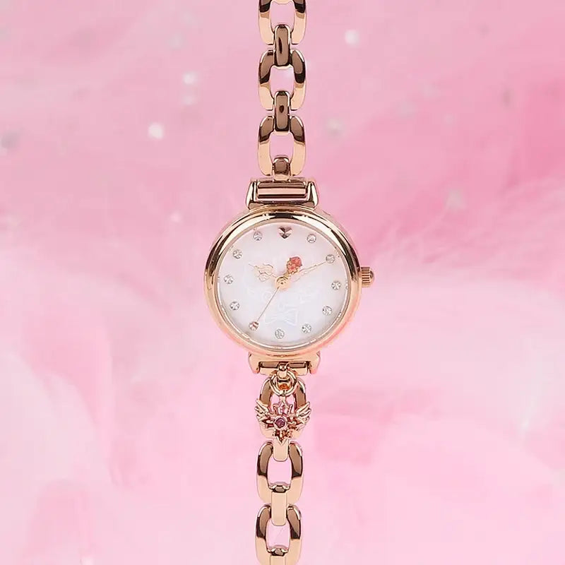 Saint Tail x Clue - Saint Charm Rose Gold Metal Watch - CLUE - Jewelry - Harumio