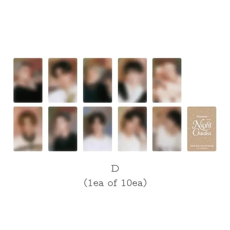 TREASURE - NIGHT GARDEN - Trading Photo Card - TREASURE - Collectible Trading Cards - Harumio