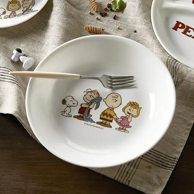 Corelle x Peanuts - Snoopy Friends - Cold Plate - Modern House - Tableware - Harumio