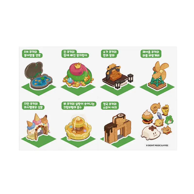 BTS x Cookie Run: Kingdom - Sticker Set - BTS - Stickers - Harumio