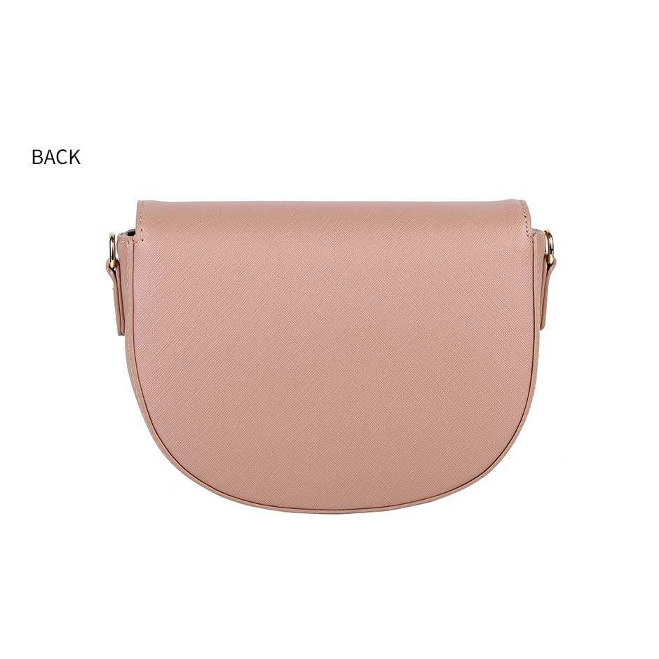 CLUE - Simple Round Brown Mini Bag - CLUE - Bag - Harumio