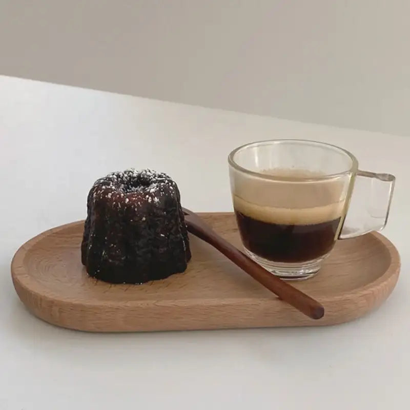 Like A Cafe - Oval Wood Tray