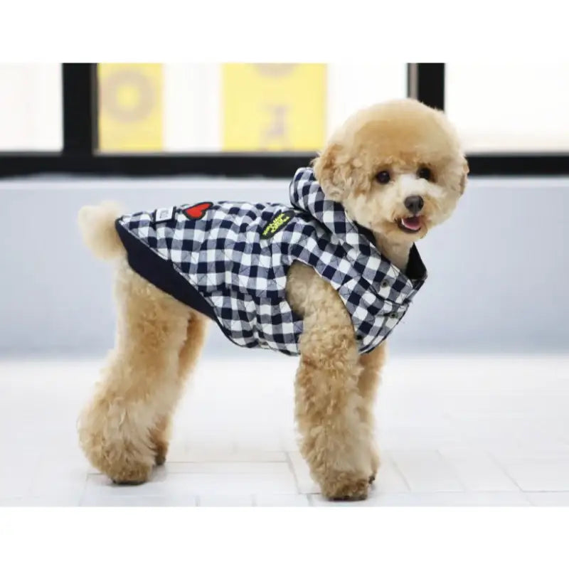 ITSDOG - Pet Reversible Checked Padded Vest - ITSDOG - Pet Clothes - Harumio