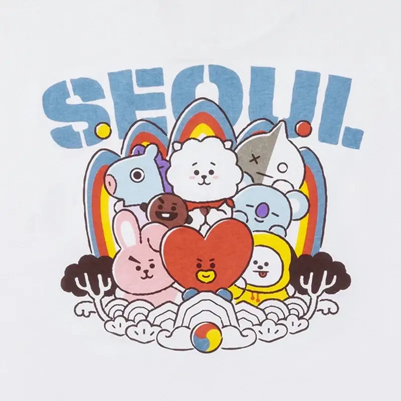 BT21 - City Edition Seoul - Short Sleeve T-Shirt - BT21 - Clothing - Harumio