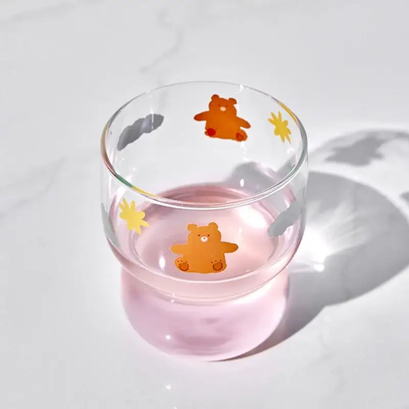 Korean Little Buddy - Dongle Glass Cup - Modern House - Tableware - Harumio