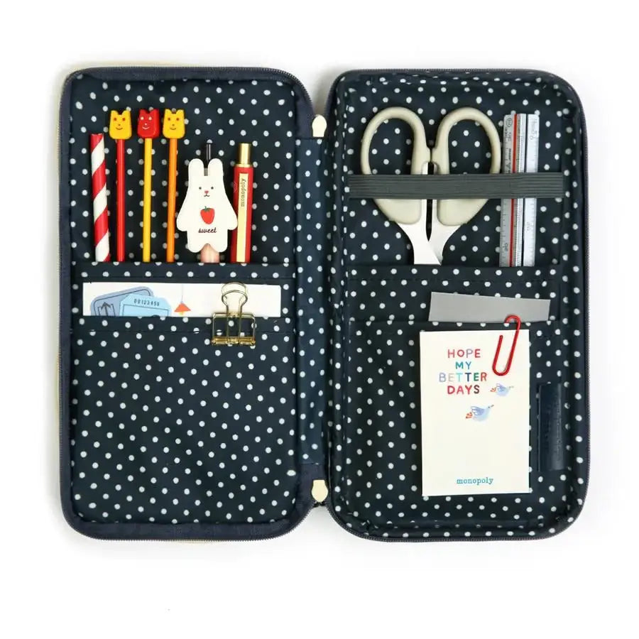 Monopoly - W-Pocket Case - Monopoly - Pen & Pencil Cases - Harumio