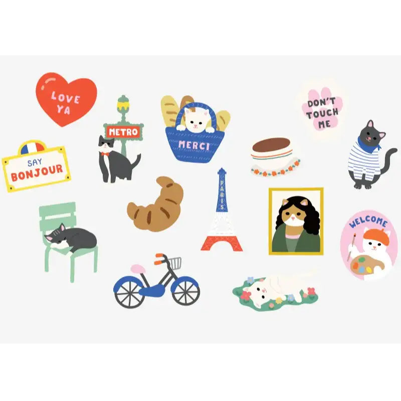 Dailylike x 10x10 - Suitcase Sticker - Dailylike x 10x10 - Stationary - Harumio