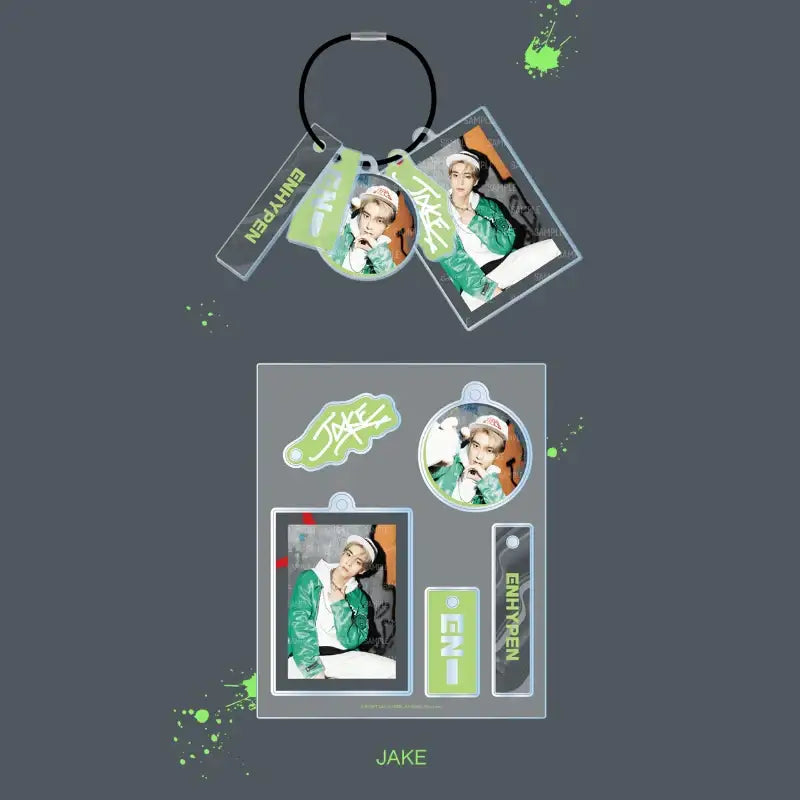 ENHYPEN - SADAME - Acrylic Keyring Set - ENHYPEN - Keyring - Harumio