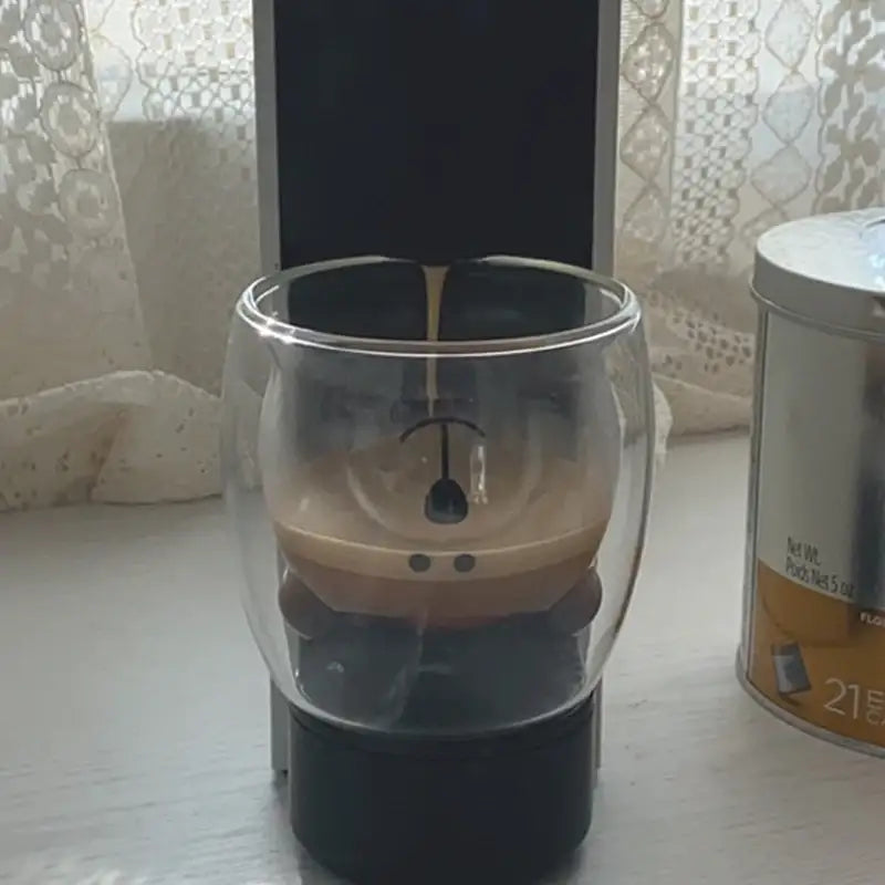 Like A Cafe - Teddy Bear Glass - Like A Cafe - Home & Living - Harumio