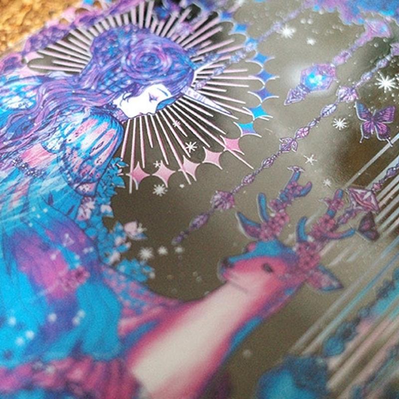 Libet - Transparent Illustration Of Unicorn Cards Set