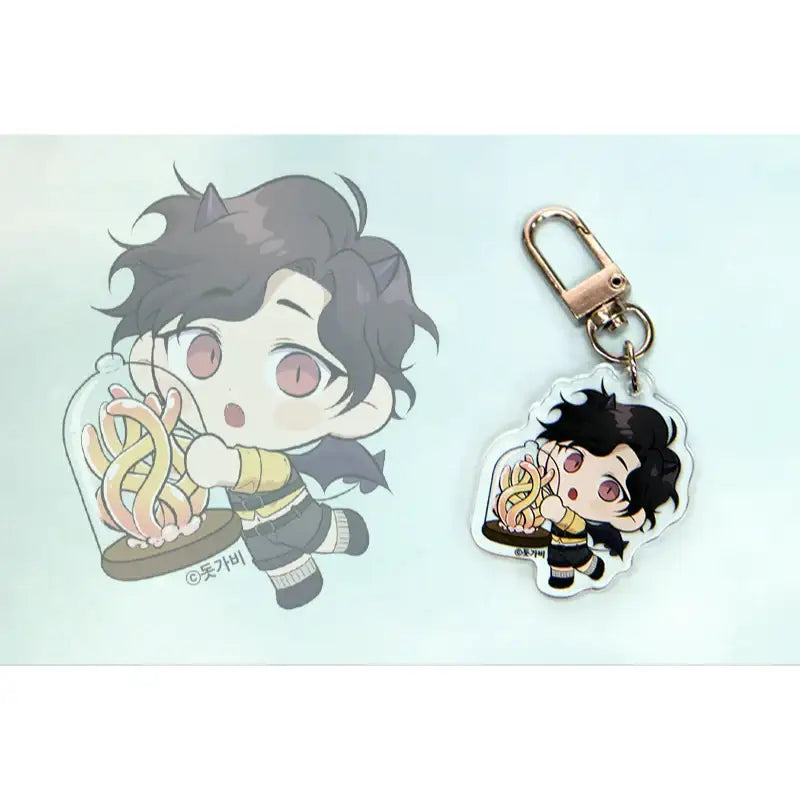 Tentacle Recipe - Acrylic Keyring - Webtoon Shop - Keyrings - Harumio
