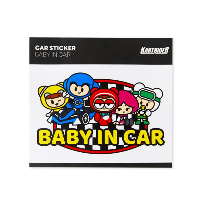 Line Friends x Kartrider - Car Sticker