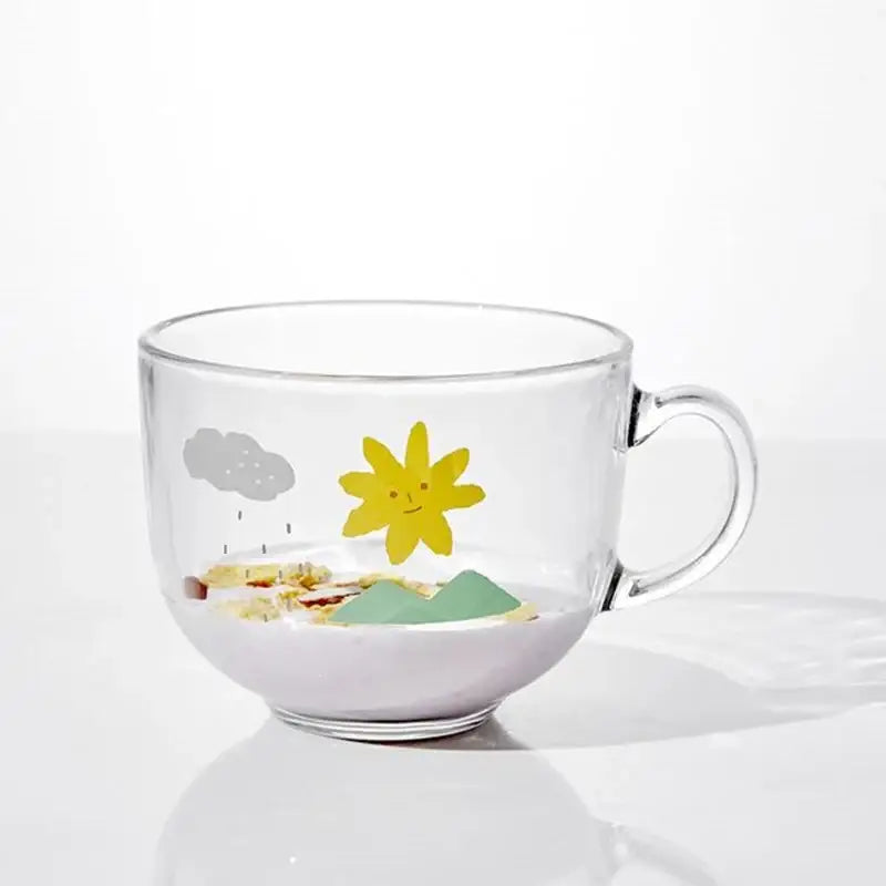 Korean ON Little Buddy - Glass Cereal Bowl - Modern House - Tableware - Harumio