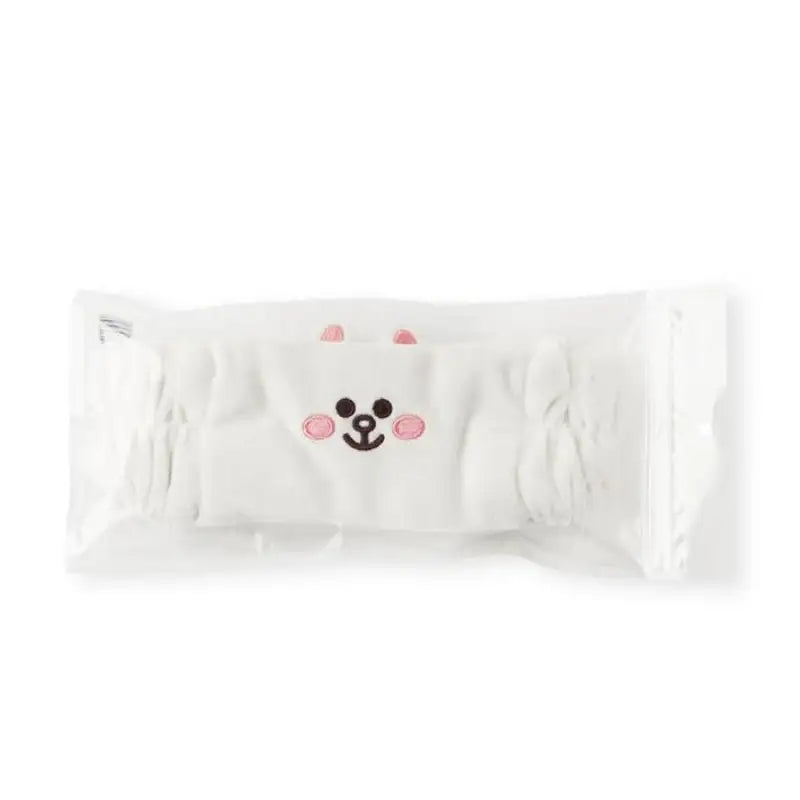 Line Friends - Cony Terry Face Wash Hair Band - Line Friends - Face Wash Headband - Harumio