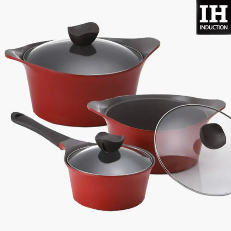 Neoflam - AENI Cookware Set Of 3 - Neoflam - Pot & Pan - Harumio