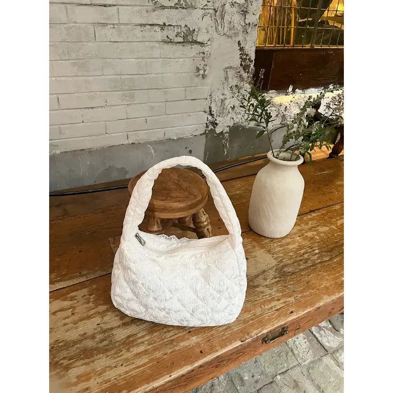 Ovuni - Quilted Hobo Bag - Ovuni - Bag - Harumio
