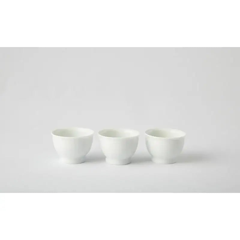 Chaora - White Porcelain Striped Tea Set (3 Pax)