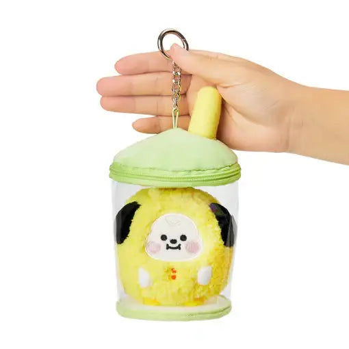 BT21 - Universtar Baby Bubble Tea Bag Charm Keyring - BT21 - Plush - Harumio