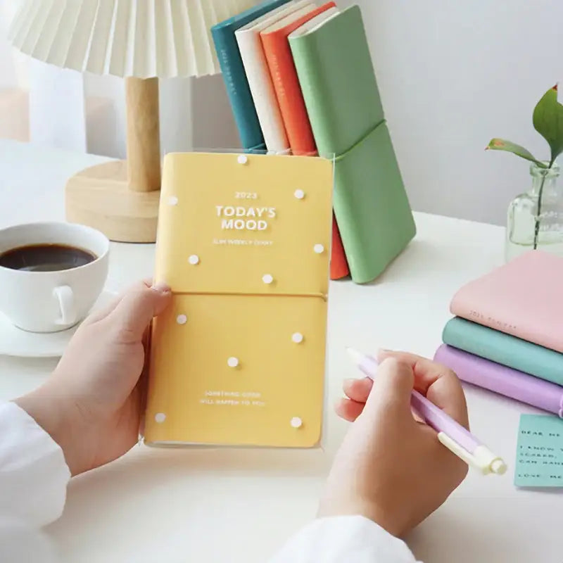INDIGO - 2023 Today's Mood Slim Weekly Diary - INDIGO - Diary - Harumio