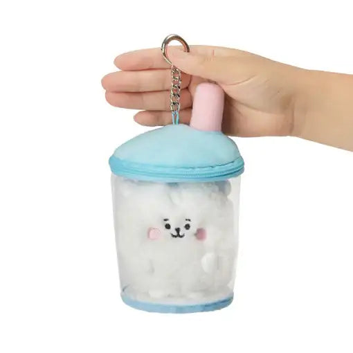 BT21 - Universtar Baby Bubble Tea Bag Charm Keyring - BT21 - Plush - Harumio
