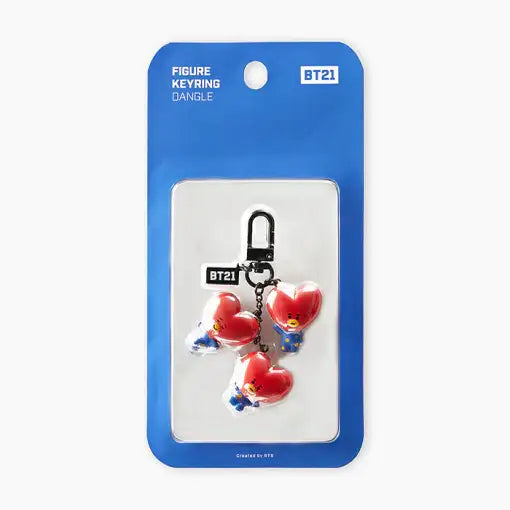 BT21 - Wow Wow Figure Keyring - BT21 - Accessories - Harumio