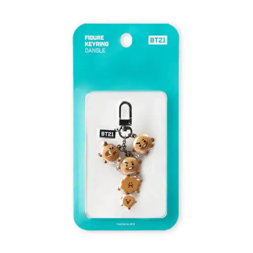 BT21 - Wow Wow Figure Keyring - BT21 - Accessories - Harumio