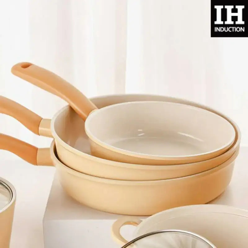 Neoflam - FLAN Frying Pan Set Of 3 - Neoflam - Frying Pan - Harumio