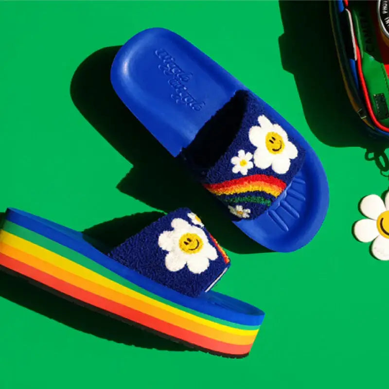 Wiggle Wiggle - Platform Slippers - Wiggle Wiggle - Slippers - Harumio