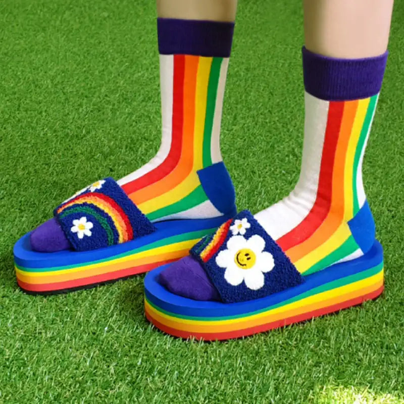 Wiggle Wiggle - Platform Slippers - Wiggle Wiggle - Slippers - Harumio