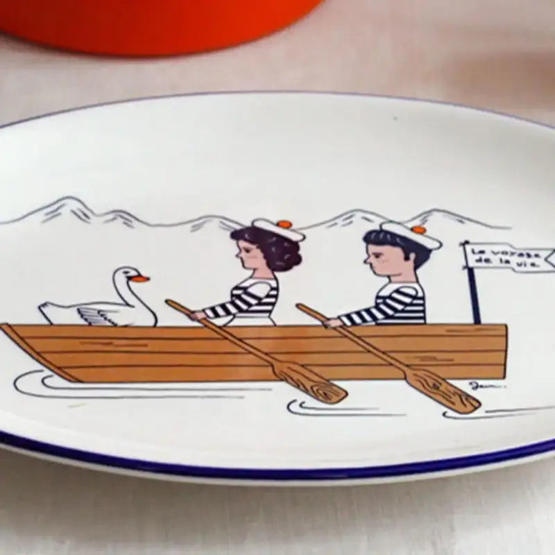 1537 - Small Oval Plate - 1537 - Plates - Harumio