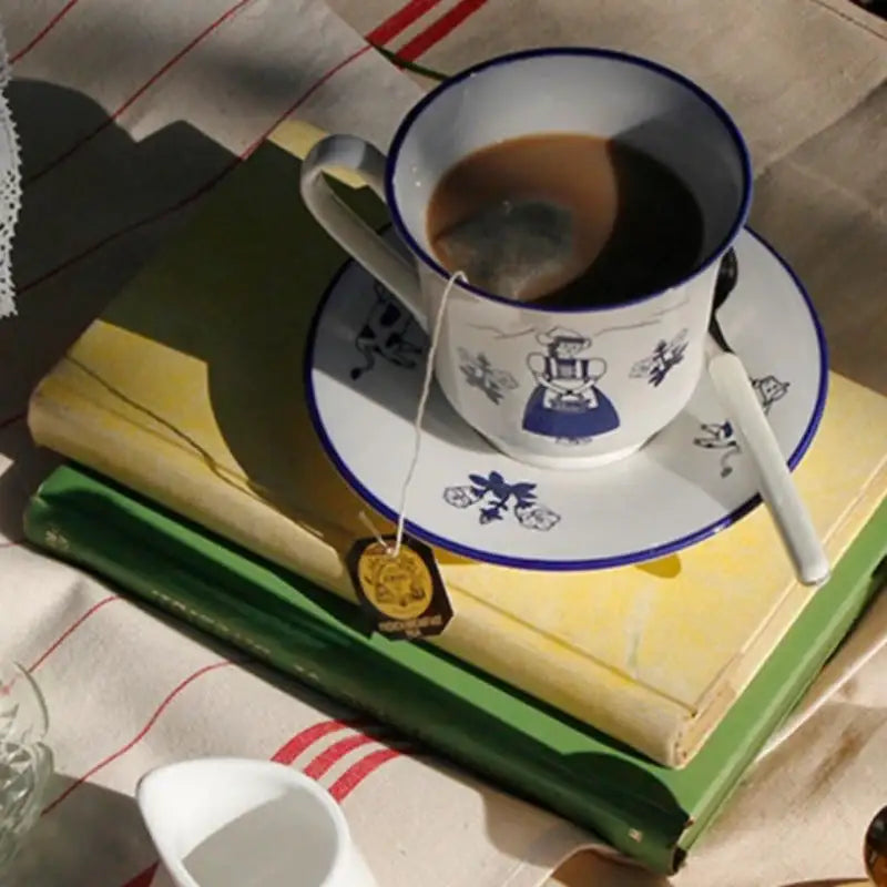 1537 - Cup and Saucer Set - 1537 - Ceramic & Pottery Glazes - Harumio