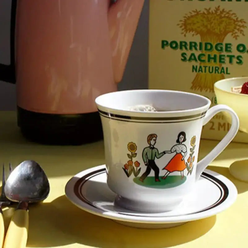 1537 - Cup and Saucer Set - 1537 - Ceramic & Pottery Glazes - Harumio