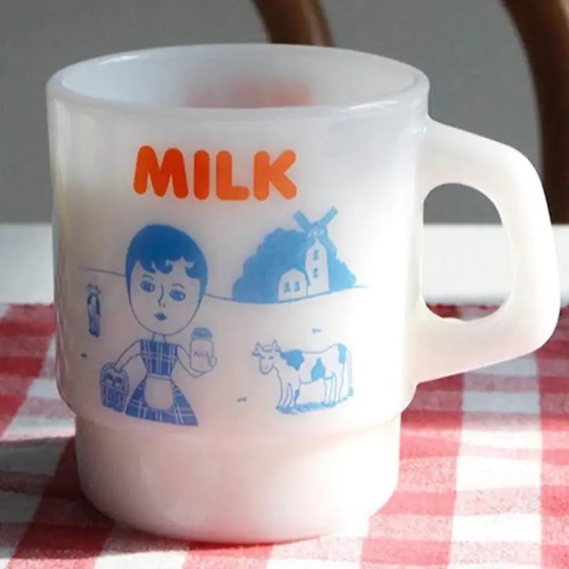 1537 - Milk Glass Cup - 1537 - Glass - Harumio