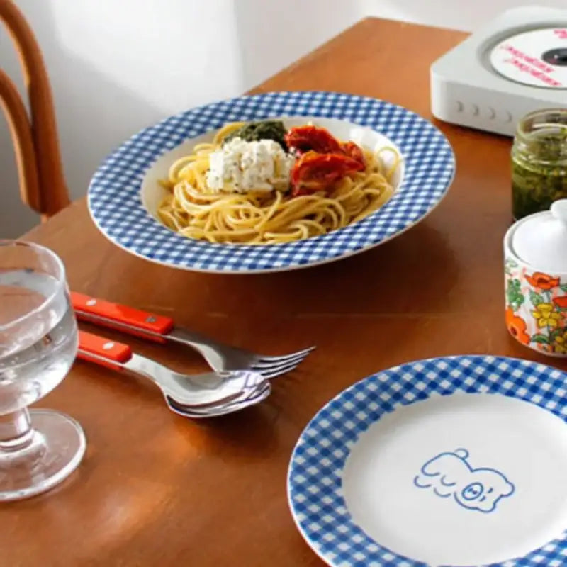 1537 - Teddy & Lucy Pasta Bowls - 1537 - Bowls - Harumio