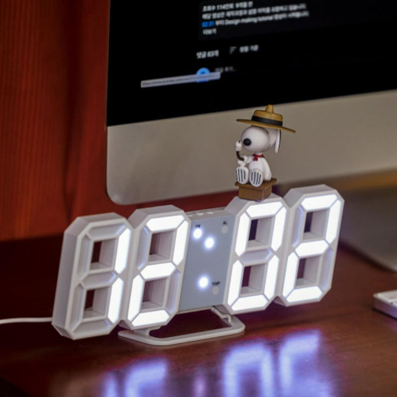 Bo Friends x Peanuts - Snoopy 3D LED Digital Clock