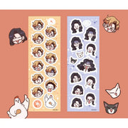 Waikiki Vampire - A Set of Stickers - Webtoon Shop - Stickers - Harumio