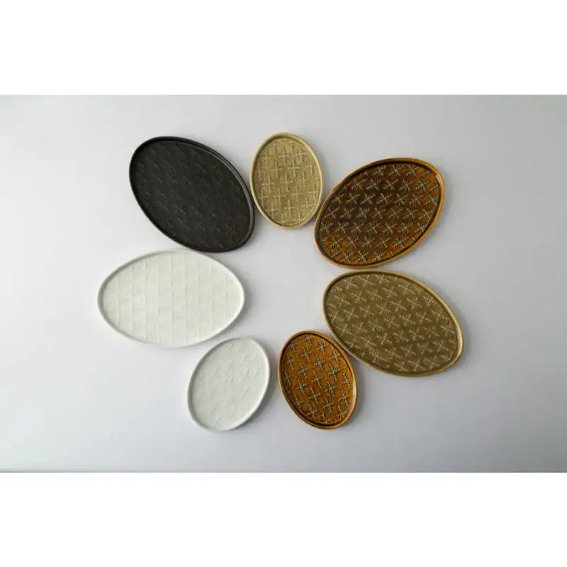 Chaora - Snowflake Ellipse Plate - Chaora - Tableware - Harumio