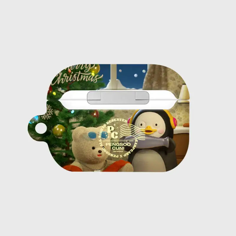 Earpearp x Pengsoo - Christmas Present AirPods Hard Case (Brown) - Earpearp x Pengsoo - AirPods Case - Harumio