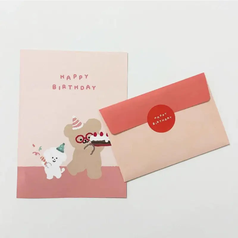 Teteum - Happy Birthday Letter - Teteum - Card - Harumio