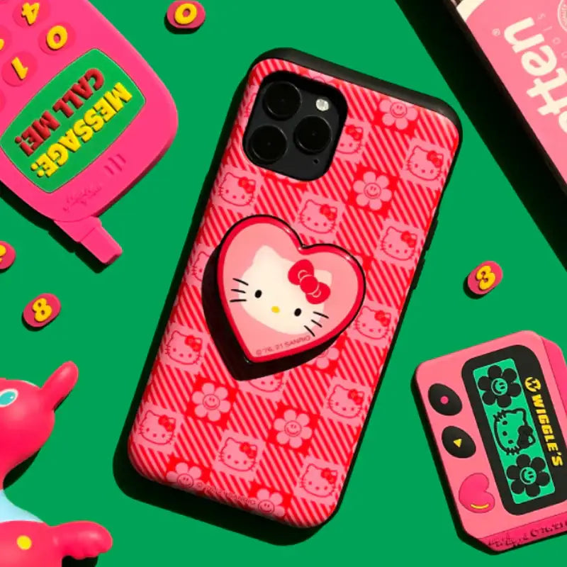 Wiggle Wiggle x Hello Kitty - Heart Griptok - Wiggle Wiggle - Griptok - Harumio