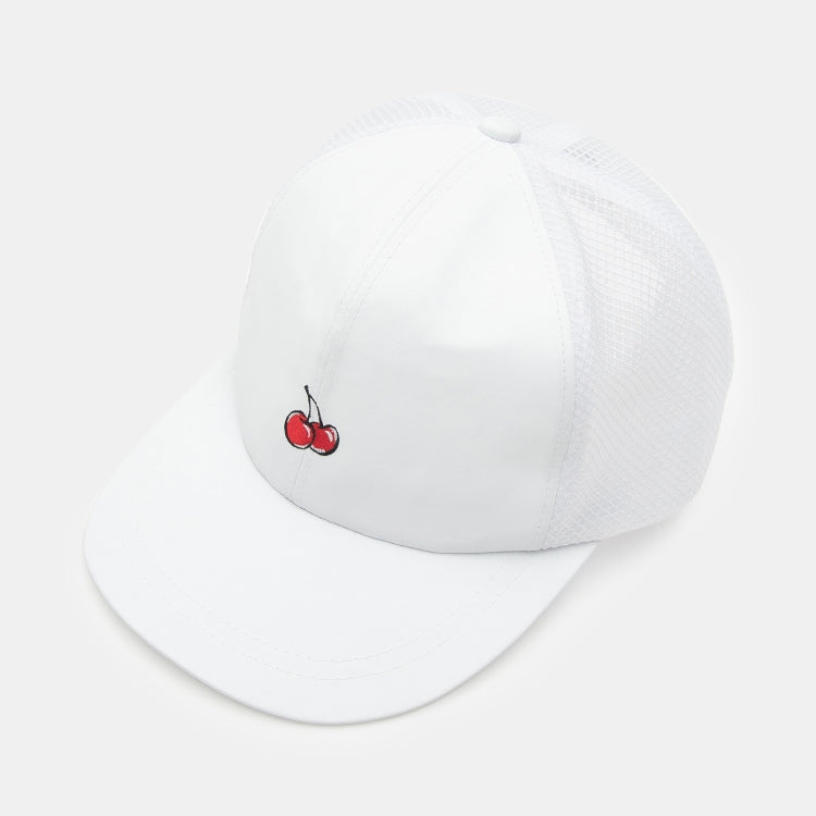 KIRSH x Beanpole Sport - Cherry Mesh Cap - White