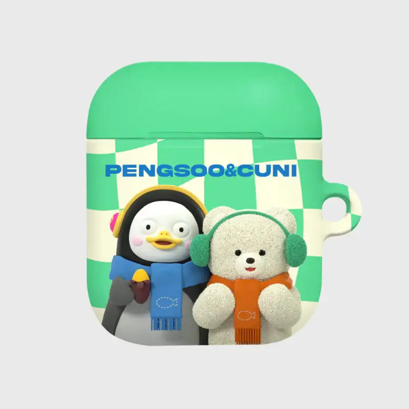 Earpearp x Pengsoo - Winter Buddy AirPods Hard Case - Earpearp x Pengsoo - AirPods Case - Harumio