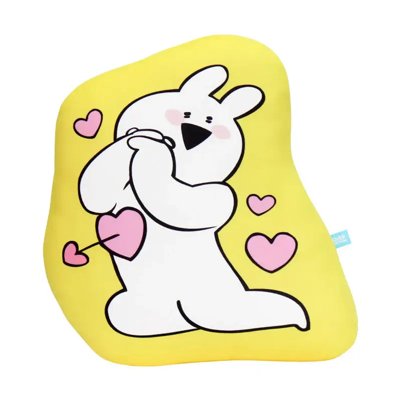 Overaction Bunny - Nap Cushion - Yellow - Overaction Bunny - Cushion - Harumio